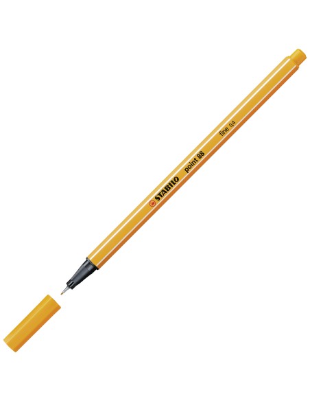  C/10 STABILO POINT 88 NARANJA Nº54 PUNTA DE FIBRA 0,4MM. 
